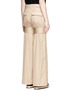 Back View - Click To Enlarge - SACAI - Strap cotton gabardine flared pants