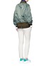 Figure View - Click To Enlarge - SACAI - Wool-cashmere knit back jogging pants