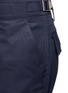 Detail View - Click To Enlarge - SACAI - Strap gabardine flared pants