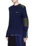 Front View - Click To Enlarge - SACAI - Back split rib knit sweater