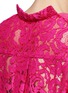 Detail View - Click To Enlarge - SACAI - Guipure lace back T-shirt