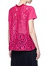 Back View - Click To Enlarge - SACAI - Guipure lace back T-shirt