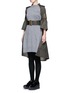 Front View - Click To Enlarge - SACAI - 'Runway' sleeve strap knit front top