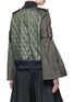 Back View - Click To Enlarge - SACAI - Sleeve strap quilted bomber jacket