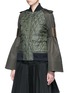 Front View - Click To Enlarge - SACAI - Sleeve strap quilted bomber jacket
