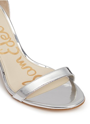 Detail View - Click To Enlarge - SAM EDELMAN - 'Patti' ankle strap mirror sandals