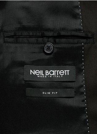 - NEIL BARRETT - Layered zip-up vest cotton blazer