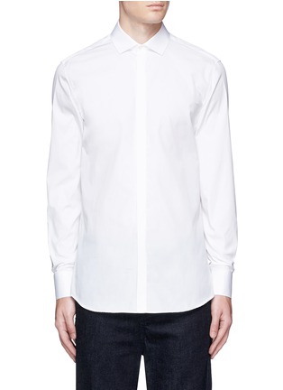 Main View - Click To Enlarge - NEIL BARRETT - Cotton poplin shirt
