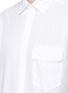Detail View - Click To Enlarge - NEIL BARRETT - Three quarter sleeve cotton poplin shirt