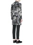 Back View - Click To Enlarge - NEIL BARRETT - Keffiyeh check camouflage jacquard coat