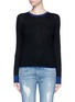 Main View - Click To Enlarge - RAG & BONE - 'Kendra' contrast trim Merino wool sweater