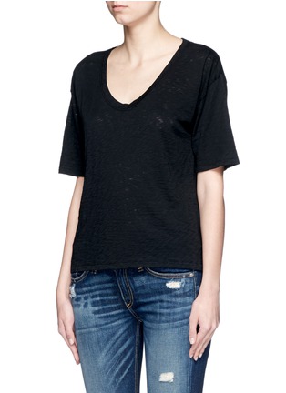 Front View - Click To Enlarge - RAG & BONE - 'Jean' scoop neck T-shirt