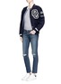 Figure View - Click To Enlarge - RAG & BONE - 'Tomboy' slim fit jeans