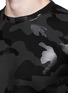 Detail View - Click To Enlarge - VALENTINO GARAVANI - Sealed camouflage print bonded jersey sweatshirt