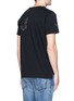 Back View - Click To Enlarge - VALENTINO GARAVANI - 'Camubutterfly Noir' embroidery appliqué T-shirt