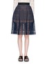 Main View - Click To Enlarge - SELF-PORTRAIT - 'Sofia' circle lace midi skirt