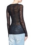 Back View - Click To Enlarge - ISABEL MARANT ÉTOILE - 'Derby' button sheer knit top