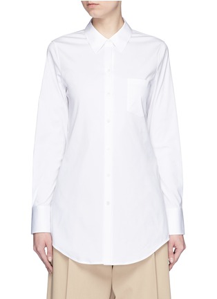 Main View - Click To Enlarge - THEORY - 'Robertson' luxe poplin shirt