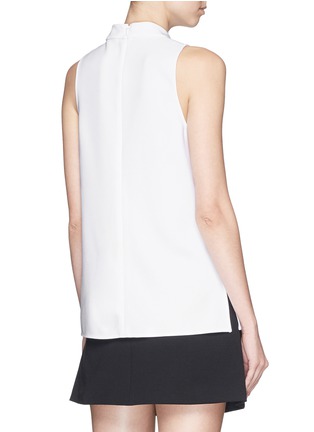 Back View - Click To Enlarge - THEORY - 'Talniza' admiral crepe sleeveless top