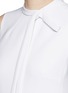 Detail View - Click To Enlarge - THEORY - 'Nurita' tie neck admiral crepe dress