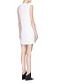 Back View - Click To Enlarge - THEORY - 'Nurita' tie neck admiral crepe dress