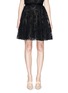 Main View - Click To Enlarge - GIAMBA - Floral lace organza flare skirt