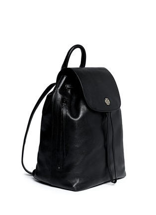 Front View - Click To Enlarge - TORY BURCH - 'Brodie' leather backpack