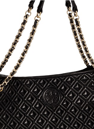 Detail View - Click To Enlarge - TORY BURCH - 'Marion' quilted leather tote