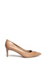 Main View - Click To Enlarge - TORY BURCH - 'Fairford' patent leather toe cap pumps