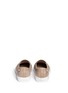 Back View - Click To Enlarge - TORY BURCH - 'Lennon' cobra effect leather skate slip-ons