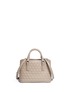 Back View - Click To Enlarge - TORY BURCH - 'Robinson' double zip floral perforation tote