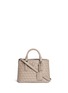 Main View - Click To Enlarge - TORY BURCH - 'Robinson' double zip floral perforation tote
