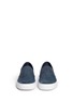 Figure View - Click To Enlarge - TORY BURCH - 'Lennon' cobra effect leather skate slip-ons