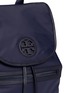 Detail View - Click To Enlarge - TORY BURCH - Leather trim nylon backpack