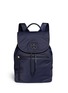 Main View - Click To Enlarge - TORY BURCH - Leather trim nylon backpack