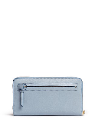 Figure View - Click To Enlarge - TORY BURCH - 'Brody' leather zip continental wallet