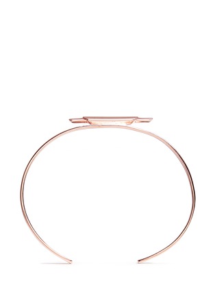 Detail View - Click To Enlarge - MARIA BLACK - 'Peatty' rose gold plated silver cuff