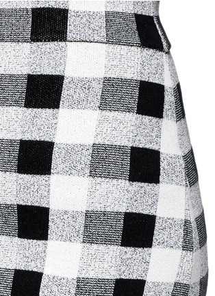 Detail View - Click To Enlarge - THEORY - 'Holeen G' check print skirt