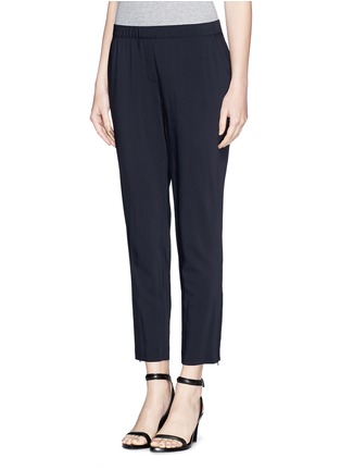 Front View - Click To Enlarge - THEORY - 'Thaniva' virgin wool cropped pants