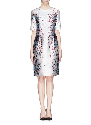 Main View - Click To Enlarge - ST. JOHN - Blossom print mikado dress