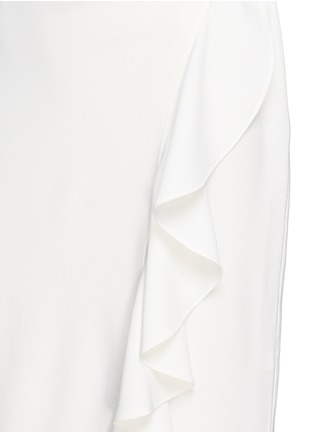 Detail View - Click To Enlarge - ST. JOHN - Ruche side crepe dress