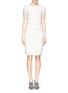 Main View - Click To Enlarge - ST. JOHN - Ruche side crepe dress