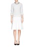 Figure View - Click To Enlarge - ST. JOHN - Milano knit flounce skirt