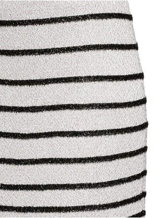 Detail View - Click To Enlarge - ST. JOHN - Eyelash degradé stripe knit pencil skirt