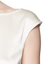 Detail View - Click To Enlarge - ST. JOHN - Drape side sateen top