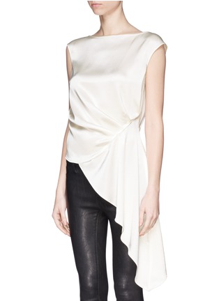 Front View - Click To Enlarge - ST. JOHN - Drape side sateen top