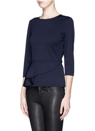 Front View - Click To Enlarge - ST. JOHN - Milano knit peplum top