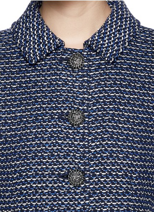 Detail View - Click To Enlarge - ST. JOHN - Dash stripe knit jacket