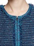 Detail View - Click To Enlarge - ST. JOHN - Lurex bouclé knit zip jacket