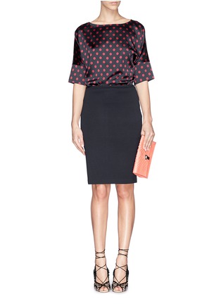 Figure View - Click To Enlarge - ST. JOHN - Milano knit pencil skirt 
